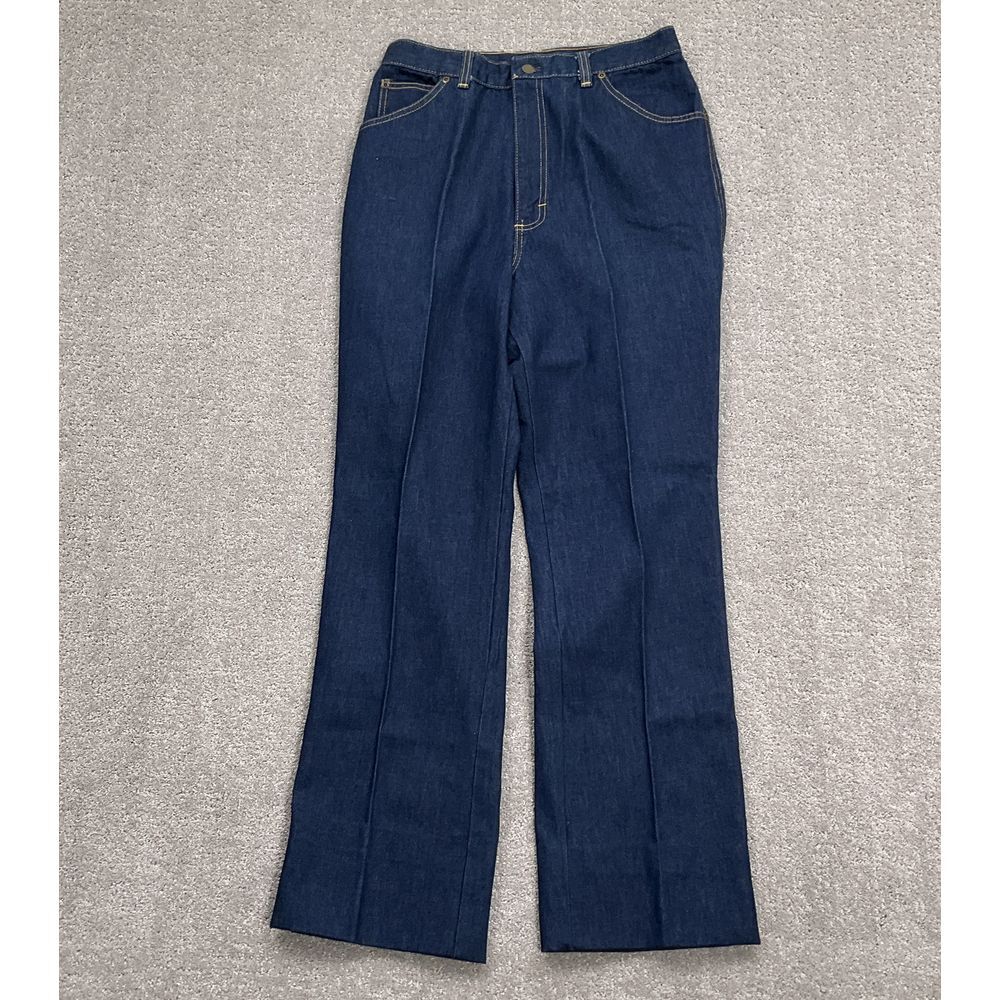 Cheryl Tiegs Jeans‎ Women 16 29W 30.5L Blue High Rise Straight Leg Denim 70s VTG
